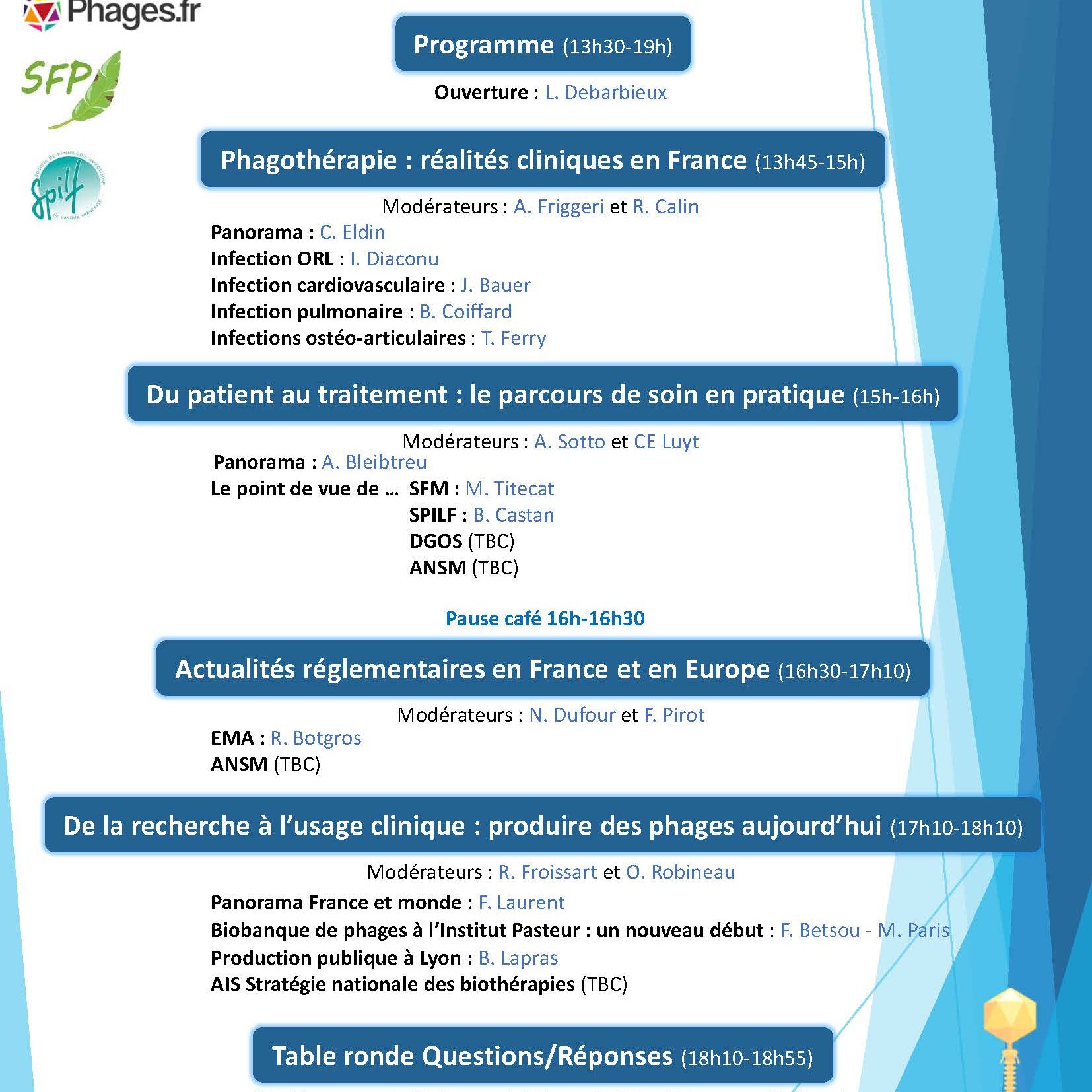 Phage affiche- programme